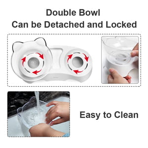 Pet Feeding Bowl for Cats and Small Dogs
