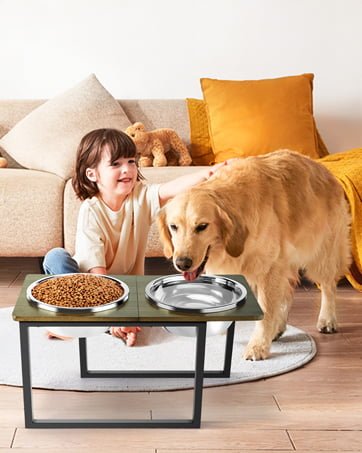 X-Large Dog Food & Water Bowls for Extra Large Dogs