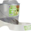 51_mJFZNDvL._AC_SL1200 Van Ness Pets Small Gravity Auto Feeder for Cats/Dogs, 3 Pound Capacity, GRAY (Pack of 1)