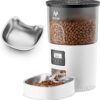 61C8Ah8Um5L._AC_SL1500 Automatic Cat Feeders, 3L Timed Cat Dry Food Dispenser with Clog-Free Design, Auto Pet Feeder for Cats and Dogs, 1-4 Meals Per Day