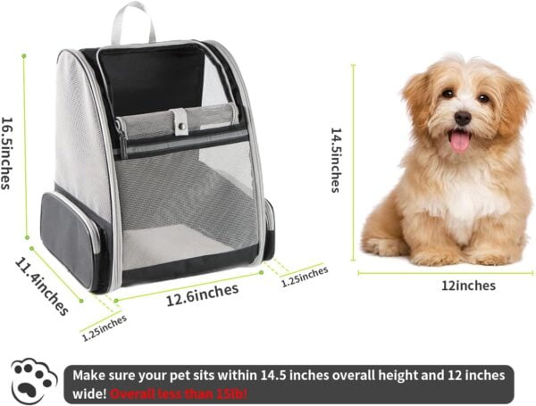 61F3qNsy2uL._AC_SL1300 Topsats Innovative Traveler Bubble Backpack Pet Carriers for Cats and Dogs