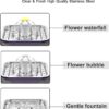 61G6dbV-lxL._AC_SL1500_ff1aa107-9407-4481-b7ad-37aecb516ca4 Crystal Cat Water Fountain Stainless Steel, 101oz/3L Pet Fountain with LED Light for Cats and Dogs (Grey)