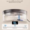 61Go9Lq1NpL._AC_SL1500_c94363b4-5244-4b38-8400-d30d0ca4b7e8 Dog Water Fountain Dispenser for Large Dogs: Automatic Water Bowl Dispenser for Cat & Dogs Inside 168oz/5L Big Fountain Water Bowl