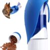 61LrYKs9-tL._AC_SL1500_bc130cbb-60f5-4eb3-9e61-9eb87350c470 Upgraded Dog Water Bottle, Portable Dog Cat Puppy Pet Water Dispenser Feeder with Drinking Cup and Food Container Leak Proof for Outdoor Walking, Travel, Hiking 12OZ
