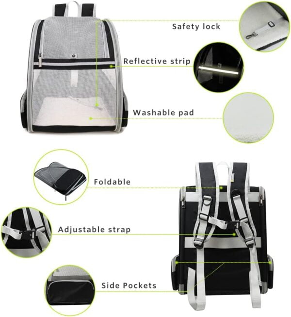 61RY0zKgzcL._AC_SL1000 Topsats Innovative Traveler Bubble Backpack Pet Carriers for Cats and Dogs