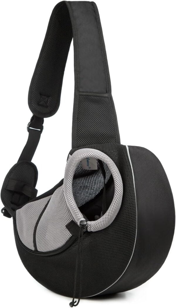 Pet Dog Sling Carrier Breathable Mesh Sling Bag Safe Hands Free Adjustable Dog Satchel for Small Dogs Cats to Outdoor Travel