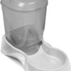61cO3UaH6TL._AC_SL1500 Van Ness Pets Small Gravity Auto Feeder for Cats/Dogs, 3 Pound Capacity, GRAY (Pack of 1)