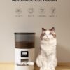 61h9FMgPhDL._AC_SL1500 Automatic Cat Feeders, 3L Timed Cat Dry Food Dispenser with Clog-Free Design, Auto Pet Feeder for Cats and Dogs, 1-4 Meals Per Day