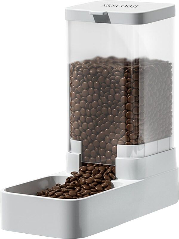 Gravity Pet Feeder and Water Dispenser Set, Automatic Dog Feeder and Dog Water Dispenser for Dogs Cats Pets Animals Large Capacity(3.8L)