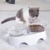 719Q_jK-OES._AC_SL1500_fe3b5084-88c8-4fe9-9d84-2a20dff01473 MILIFUN Cat Food Bowls Elevated Tilted, Anti Vomiting Orthopedic Kitty Bowls for Puppy and Bunny, Indoor Cats.