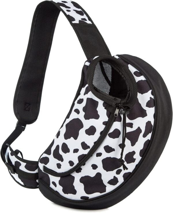 Pet Dog Sling Carrier Breathable Mesh Sling Bag Safe Hands Free Adjustable Dog Satchel for Small Dogs Cats to Outdoor Travel