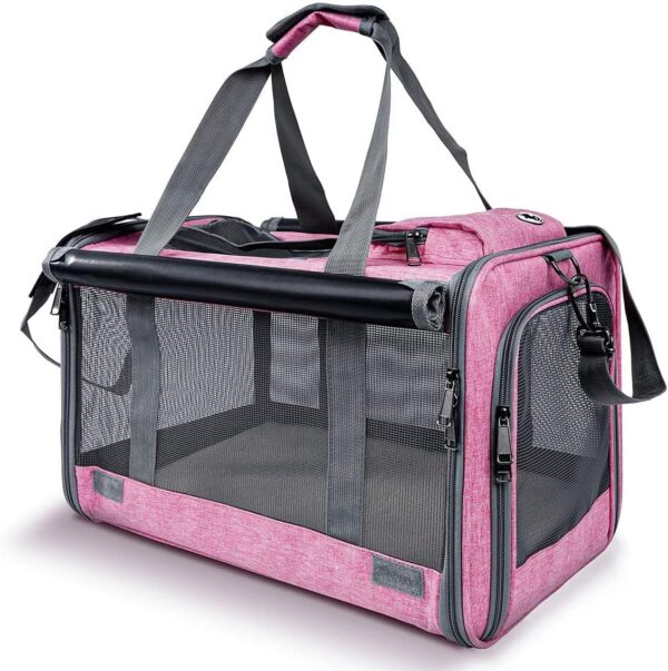71AJ3U1BrvL._AC_SL1138 Pet Carrier for Large and Medium Cats, Soft-Sided Pet Carrier for Big Medium Cats and Puppy, Dog Carriers Cat Carriers Pet Privacy Protection Travel Carriers