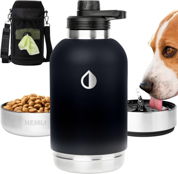 71ISpqAQ_CL._AC_SL1500_dd739679-bbb5-4ff4-8733-6e962ad1cade 32 oz. Portable Dog Water Bottle, Dog Travel Water Bottle, Portable Water Bowl for DogsDog Water Bottle for Walking