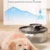 71IeM2gRj0L._AC_SL1500_d7e62c27-7271-4c12-94fa-e0cfcd8aa8a2 Dog Water Fountain Dispenser for Large Dogs: Automatic Water Bowl Dispenser for Cat & Dogs Inside 168oz/5L Big Fountain Water Bowl