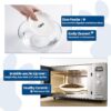 71LeIqiDLrL._AC_SL1500 Cat Bowls, Elevated Cat Bowl, Raised Ceramic Cat Dish with Metal Stand, Pet Water or Food Feeding Station for Indoor Cats, Kitten, Puppies and Small Dogs(2 Pack)