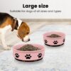 71Qzf_CIcpL._AC_SL1500 Ceramic Pet Bowl for Dogs and Cats, Weighted Non-Slip Dog Bowls Food and Water Dish, Durable Pets Feeding Bowls Suitable for Small, Medium, and Large Dogs, Pink, 36 Oz