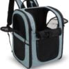 71b6pQTXUHL._AC_SL1500 Apollo Walker Pet Carrier Backpack for Large/Small Cats and Dogs, Puppies, Safety Features and Cushion Back Support | for Travel, Hiking, Outdoor Use (Gray)