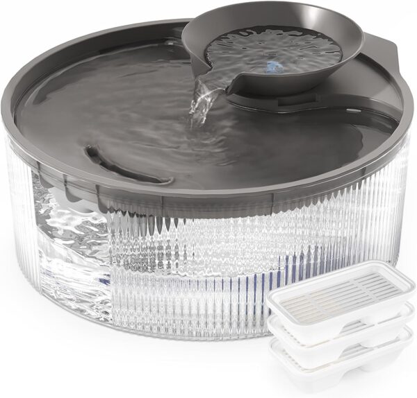 71lH-B-DPzL._AC_SL1500_ad8ae814-af46-4f64-8109-8b1f976143f0 Dog Water Fountain Dispenser for Large Dogs: Automatic Water Bowl Dispenser for Cat & Dogs Inside 168oz/5L Big Fountain Water Bowl