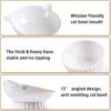 71sMsggD73L._AC_SL1500 Ceramic Raised Cat Bowl,Tilted Raised Cat Bowl Anti Vomit Cat Bowls for Indoor Cats Whisker Friendly Pet Feeder for Cats Puppies, Microwave and Dishwasher Safe