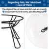 71u8Ck21lXL._AC_SL1500 Cat Bowls, Elevated Cat Bowl, Raised Ceramic Cat Dish with Metal Stand, Pet Water or Food Feeding Station for Indoor Cats, Kitten, Puppies and Small Dogs(2 Pack)