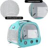 81A-a4OThvL._AC_SL1500 Small Pet Carrier Bag with Mat Guinea Pig Travel Carrier with Strap Portable Breathable Rabbit Carrier Outdoor Pet Bag for Ferret Bunny Hedgehog Guinea Pig