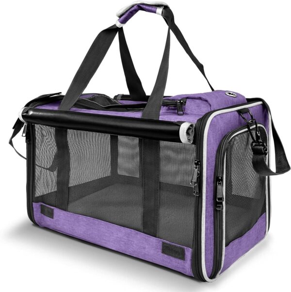 81A3dsbSiGL._AC_SL1500 Pet Carrier for Large and Medium Cats, Soft-Sided Pet Carrier for Big Medium Cats and Puppy, Dog Carriers Cat Carriers Pet Privacy Protection Travel Carriers