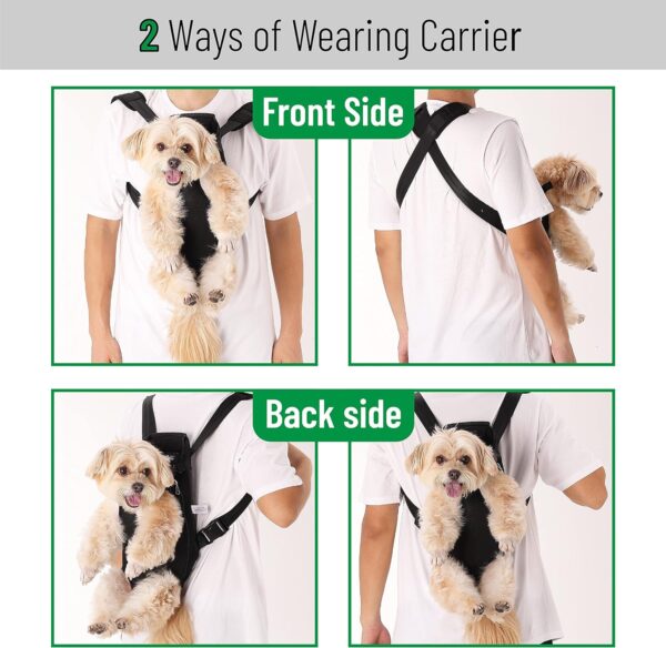 81LTS4rGuEL._AC_SL1500 Pet Adjustable Dog Carrier Backpacks, Hiking Travel Backpack, Puppy Backpack, Dog Front Carrier