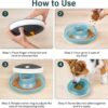 81Lvk94EGxL._AC_SL1500 PrimePets Pet Slow Feeder Bowls, Interactive Wobble Dog Food Dispenser, Treat Dispenser Toy, Pet Food Bowl for Dogs Cats Up to 3 Cups for Small, Medium and Large Dog