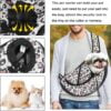 Pet Dog Sling Carrier Breathable Mesh Sling Bag Safe Hands Free Adjustable Dog Satchel for Small Dogs Cats to Outdoor Travel