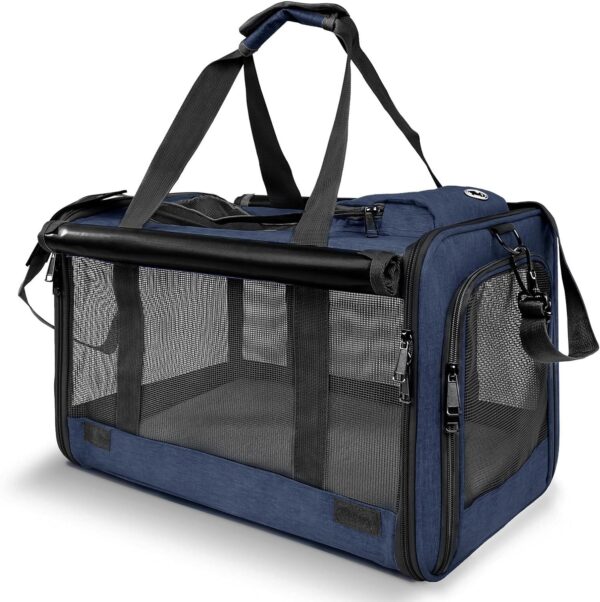 81avfNmOqEL._AC_SL1500 Pet Carrier for Large and Medium Cats, Soft-Sided Pet Carrier for Big Medium Cats and Puppy, Dog Carriers Cat Carriers Pet Privacy Protection Travel Carriers