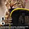81dqJHpll6L._AC_SL1500 Cat Backpack Carrier Airline Approved Carrier Backpack for Small Dog Carrier with Ventilated Design Collapsible and Waterproof, Pet Carrier Backpack with Washable Pad for Travel/Outdoor-Floral