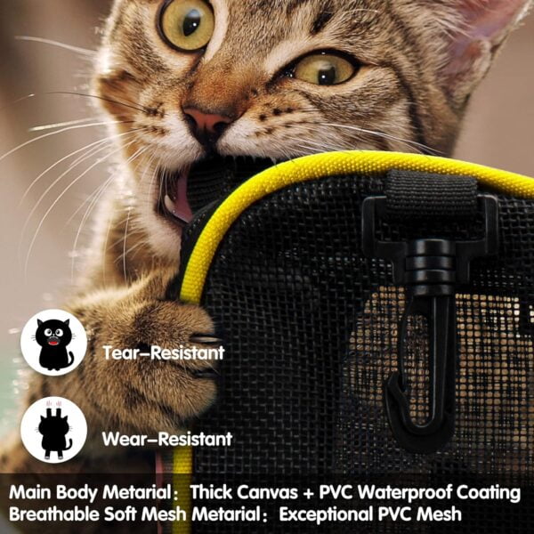 81dqJHpll6L._AC_SL1500 Cat Backpack Carrier Airline Approved Carrier Backpack for Small Dog Carrier with Ventilated Design Collapsible and Waterproof, Pet Carrier Backpack with Washable Pad for Travel/Outdoor-Floral