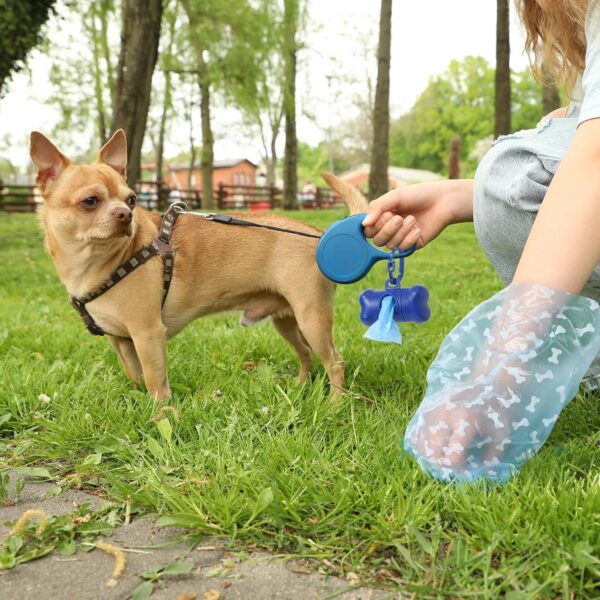 81p1K4LSohL._AC_SL1500 1270 Pcs Pet Supplies Include 1260 Dog Pet Waste Bags and 10 Dispenser, Plastic Leak Proof Dog Bags for Poop Tear Resistant Dog Trash Bags for Puppy Outdoor Walking Travel Supplies, 15 Pcs/Roll