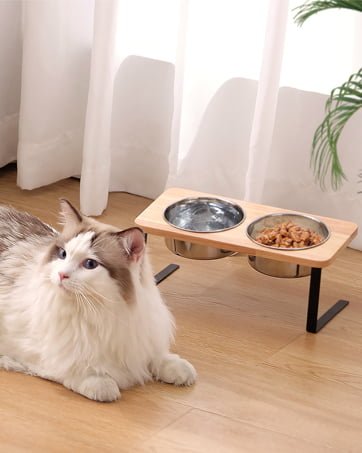 Siooko Elevated Cat Bowls