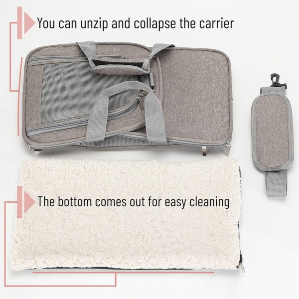 918cvTvj2DL._AC_SL1500 Pet Carrier, Soft Cat Carrier,Pet Travel Carrier, Dog Soft-Sided Carriers