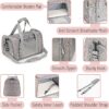 91frRuu4xyL._AC_SL1500 Pet Carrier, Soft Cat Carrier,Pet Travel Carrier, Dog Soft-Sided Carriers