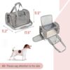 91mt76eTRRL._AC_SL1500 Pet Carrier, Soft Cat Carrier,Pet Travel Carrier, Dog Soft-Sided Carriers